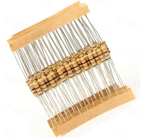 Resistors Pack 12 Values Assorted Cfr 5 05w 120 Pcs 10 To 82 Ohm 0