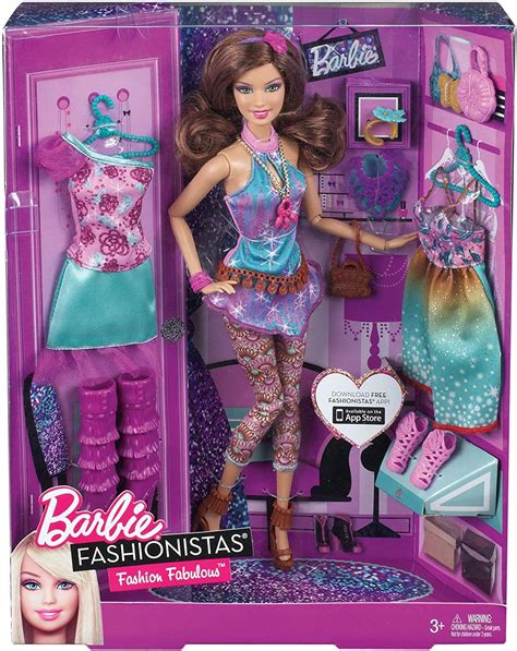 Barbie Fashionistas Fashion Fabulous Doll Purple Barbie Fashionista