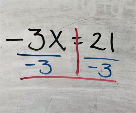 How To Solve One Step Equations By Multiplying And Dividing