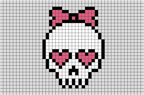 Caveirinhas Pixel Art Pixel Art Pattern Easy Pixel Art Pixel Art