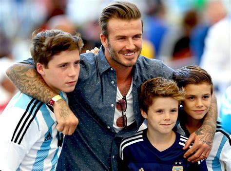 Kaycee Blog 247 David Beckham And His Kids At The World Cup