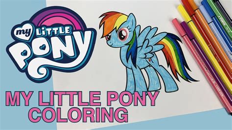 pony coloring pages rainbow dash coloring page youtube