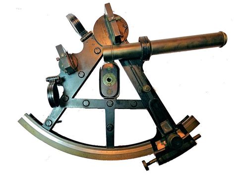 henry hughes and son double frame brass quintant sextant land and sea collection