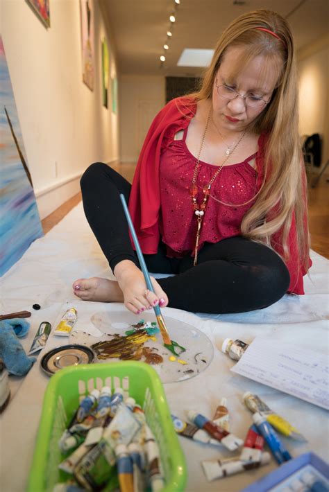 Painting With Her Feet An Artist ‘expresses Who I Am’ The New York Times