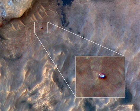 Nasa Hirise Captures Incredible Photo Of Curiosity Rover On Mars From