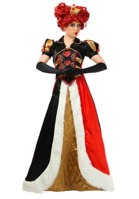 Women S Plus Size Elite Queen Of Hearts Costume