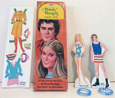 Brady Bunch Paper Dolls 1970s Paper Dolls Vintage Paper Dolls