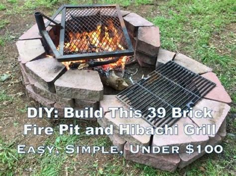 Fire pit and grill combo. DIY: Build This Wood Fire Pit and Hibachi Grill Combo ...