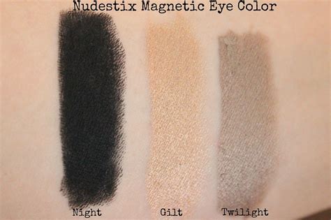 Nudestix Magnetic Eye Colors A Babe Pop Of Coral Eye Color Makeup Swatches Color