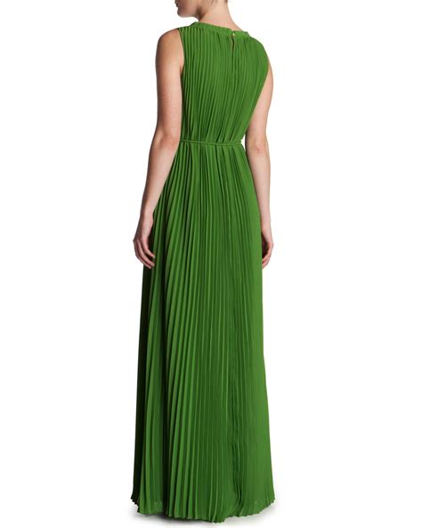 Ted Baker Hayleen Pleated Maxi Dress In Green Lyst