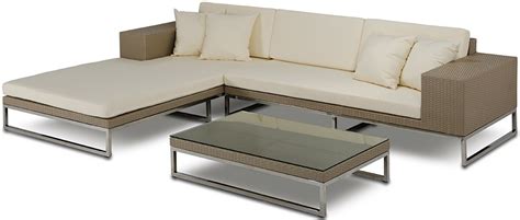 The living room isn't complete without a modern coffee table. The Tahiti Low Profile Outdoor Modern Sectional | Patio ...