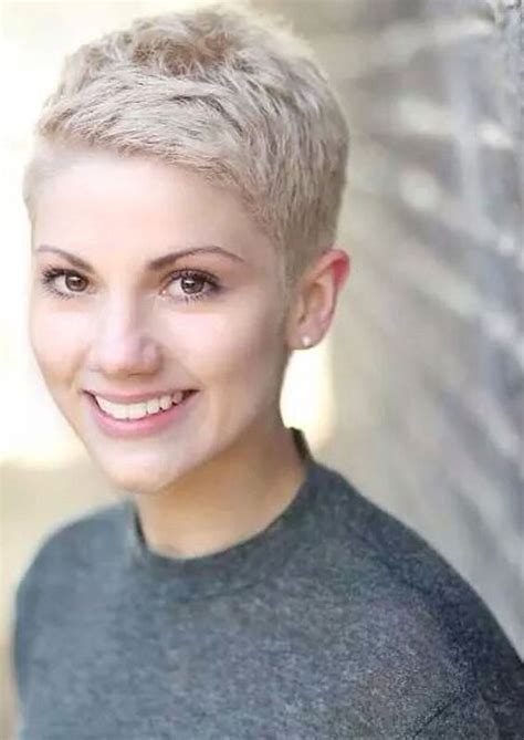 Picture Of A Very Short Pixie Haircut On Blonde Is A Very Refreshing