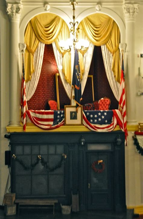 Fords Theatre The Presidents Box Where Abraham Lincoln W Kevin