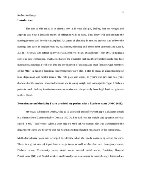 Self Reflection Essay Examples For Students Essay