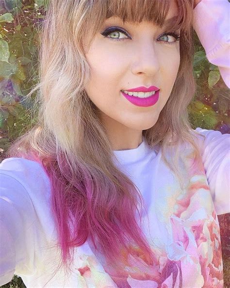 april gloria on instagram “💖💖💖 istandwithtaylor the pink tips are wash out spray from