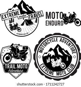 Kali ini gw akan membagikan tutorial.membuat logo club motor part 2. Motorcycle Adventure Logo Images, Stock Photos & Vectors | Shutterstock