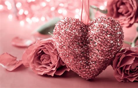 Wallpaper Heart Rose Love Rose Heart Pink Romantic Valentines