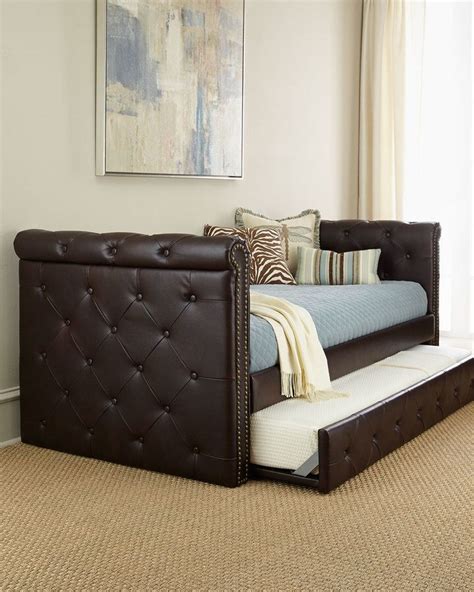 Love This Leather Daybed Furniture Daybed With Trundle