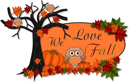 Cute Fall Graphics With Owls From Karlyn Clipart Best Clipart Best