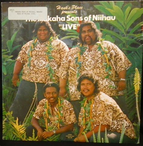 Hawaiian record. Hank's Place presents The Makaha Sons of Niihau Live