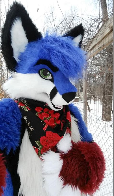 Blue Fox Fursuit