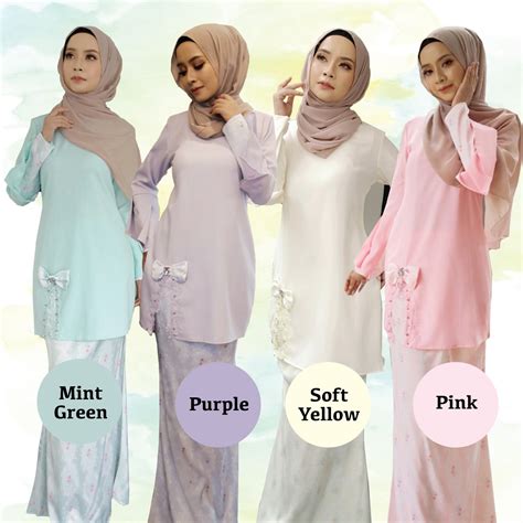 New collection 2020 nina modern kurung have you got this meletopss collection. Baju Kurung Moden Raya 2020, Berseri-Seri Di pagi Hari