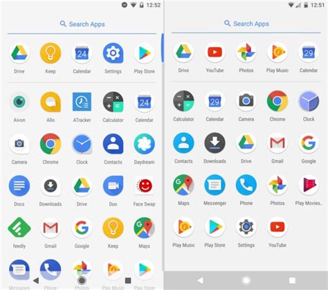 But it's easy to enable a more traditional android app drawer. Android Oreo vs Android Nougat: un primo confronto grafico ...