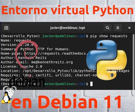 Crear Un Entorno Virtual Python En Debian Weblinus