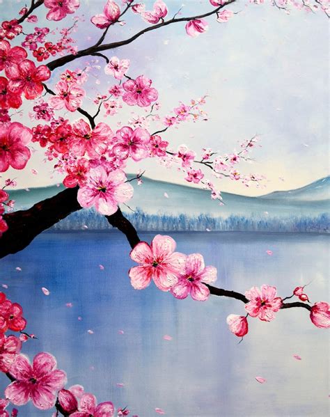 Japanese Spring Japanese Painting Abstract Art Painting