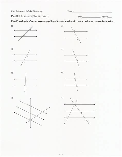 Https://tommynaija.com/worksheet/parallel Lines Practice Worksheet