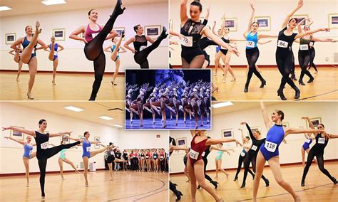Dancers Audition For Coveted Spot On This Years Radio City Rockettes
