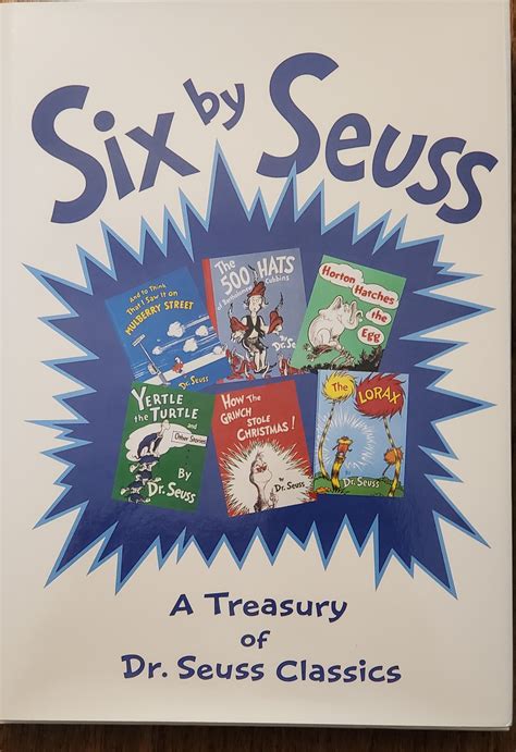 Six By Seuss A Treasury Of Dr Seuss Classics By Dr Seuss New Hardcover 1991 1st Edition
