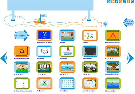 Juegos y actividades interactivas gratis para utilizar en casa o en el aula. Actividades y Juegos para aprender a leer el Abecedario - Educanave. | Aprendo a leer