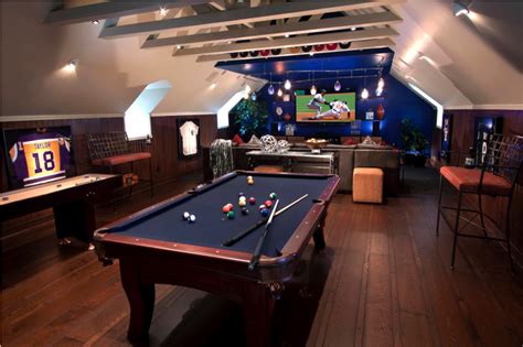 30 Best Man Cave Ideas To Get Inspired · The Wow Decor Attic Game