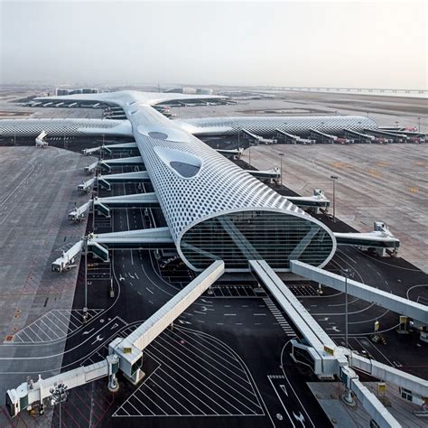 Futuristic Airport In Shenzhen Realitypod