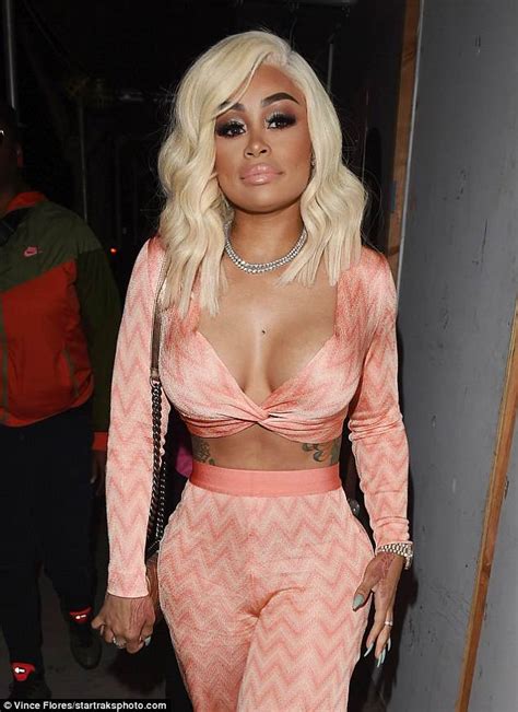 Blac Chyna Flashes Midriff In Hot Pink Outfit At Amber Rose Bash