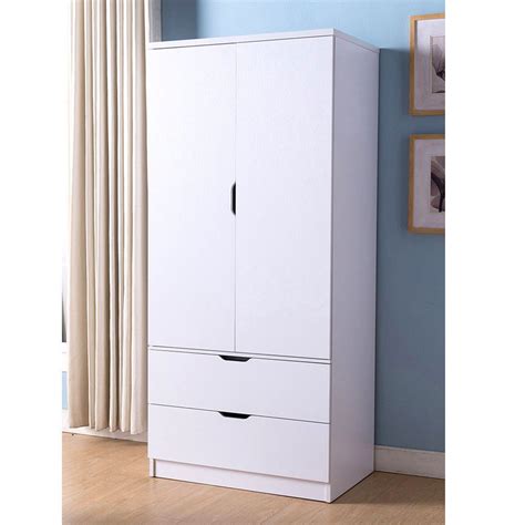 Tall Wardrobe Closet Cabinet Bedroom Clothes Storage Drawer Organizer