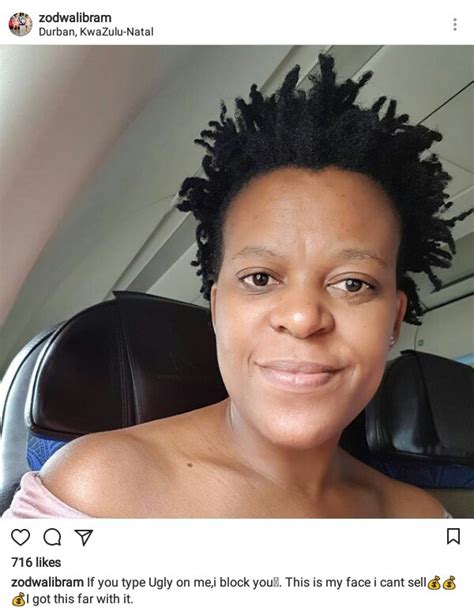 controversial south african dancer zodwa wabantu says she got this far despite her ugly face