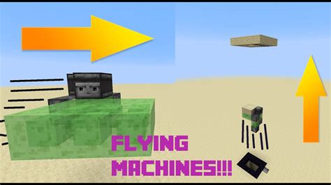 How To Build A Flying Machine Minecraft Tutorial 1152 Youtube