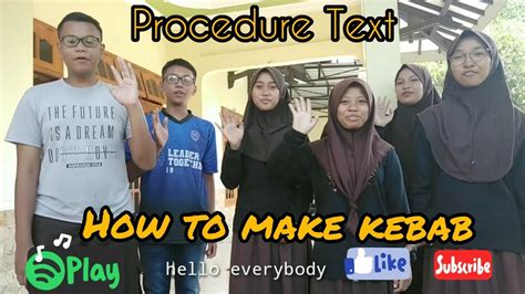 Use masking tape to combine two pieces of paper that make up the top, then snap also two sheets of paper that formed the bottom. How to Make Kebab - Procedure Text - YouTube