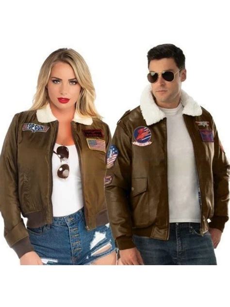Top Gun Couple Costumes Top Gun Jacket For Halloween