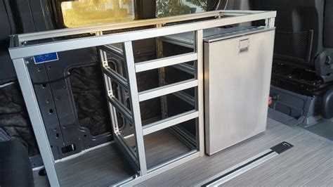 8020 Extruded Aluminum Van Cabinets Ourkaravan Diy Sprinter Camper
