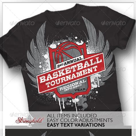 Basketball T Shirt Designs Graphicriver