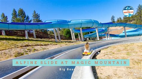 Alpine Slide At Magic Mountain Big Bear Ca Youtube