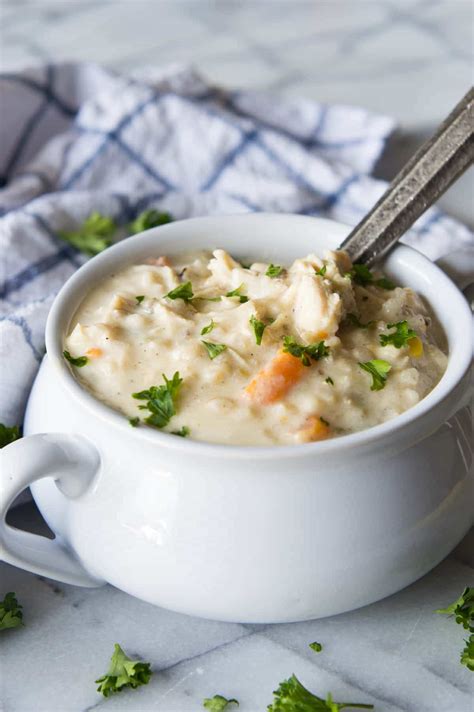 If you can't find it, you can substitute 2 cups of your own cooked wild rice or a package of precooked brown rice. Slow Cooker Creamy Chicken and Wild Rice Soup (No cream or ...