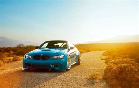 Wallpaper BMW Sky Blue Sunset E92 Liberty Walk Images For Desktop