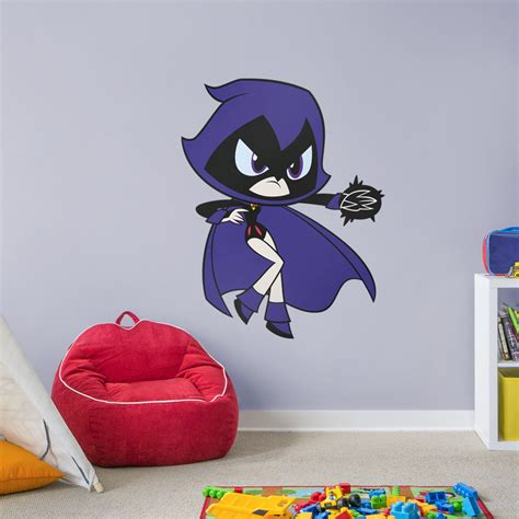 Fathead Raven Teen Titans Go Giant Officially Licensed Dc Removable