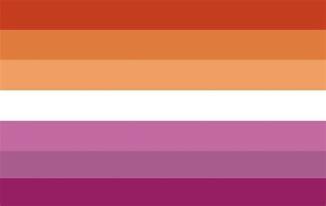 Lesbian Pride Flag Royalty Free Image