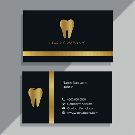 Dentist Business Card Vector Art Icons And Graphics For Free Download