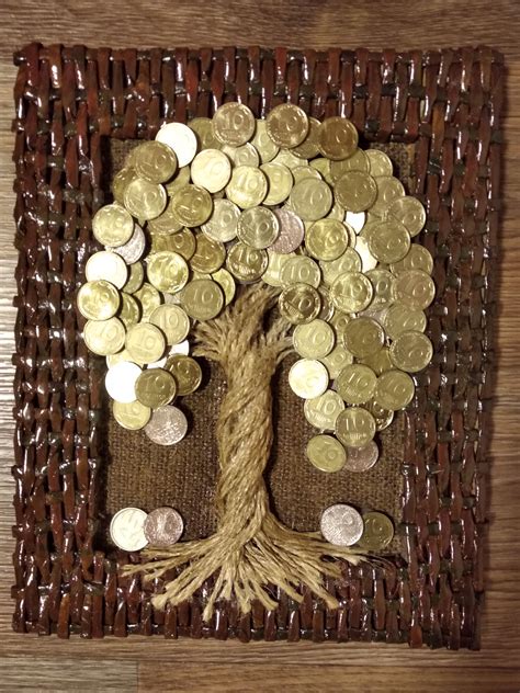 Pin By Ludmila On Идеи для поделок Jewelry Tree Craft Coin Crafts